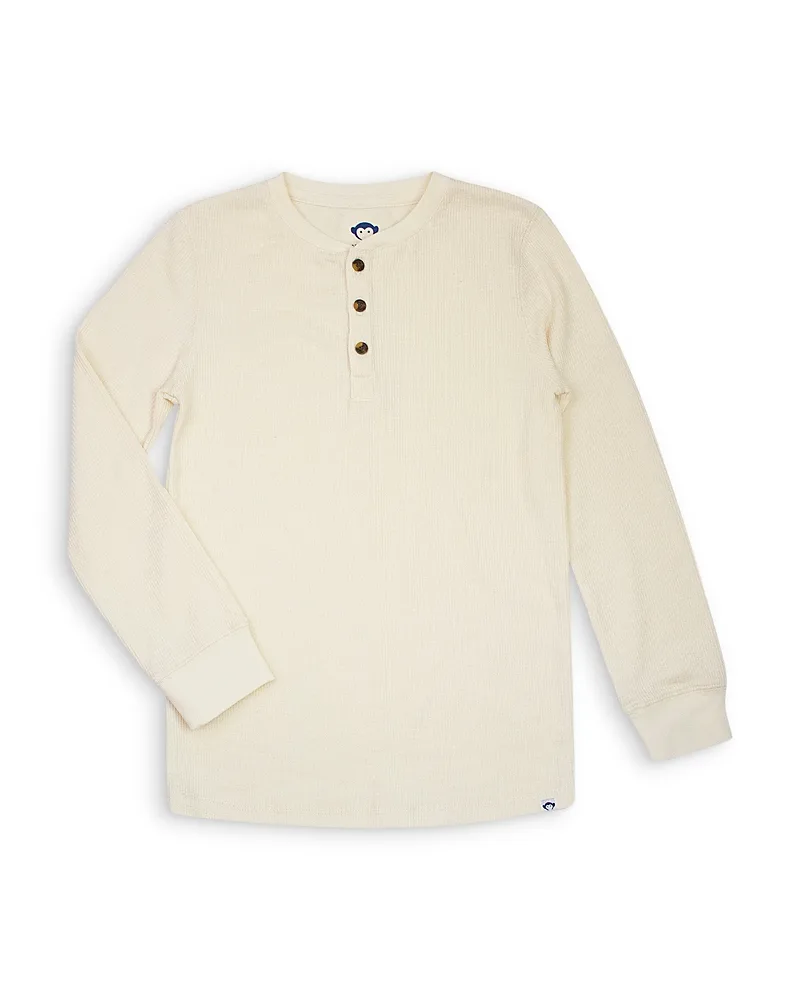 Craftsman Thermal Henley Tee by Appaman