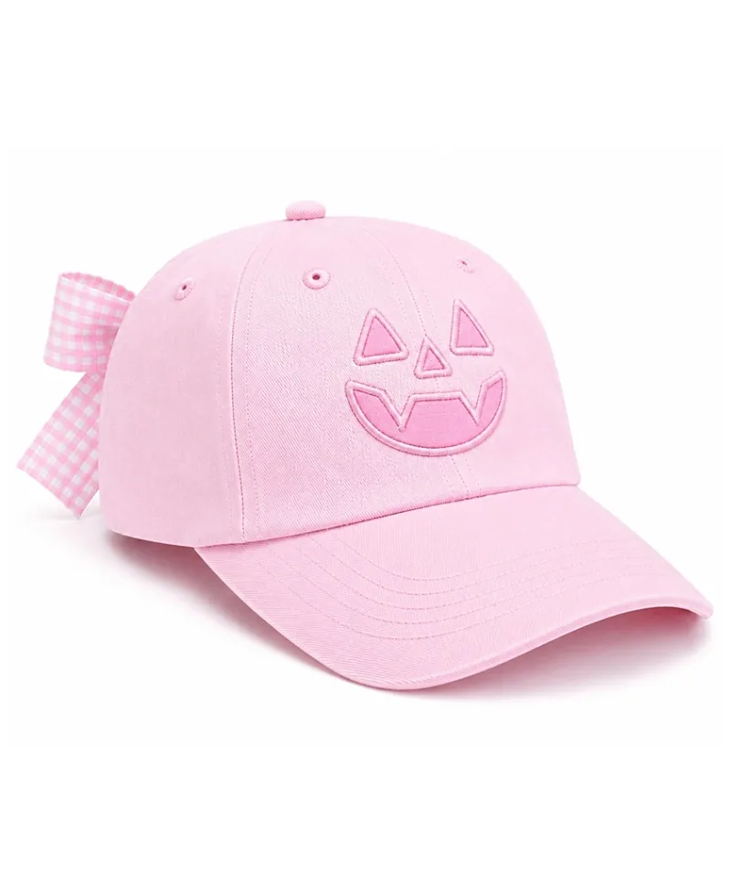 Jack-o-Lantern Bow Baseball Hat by Bits & Bows