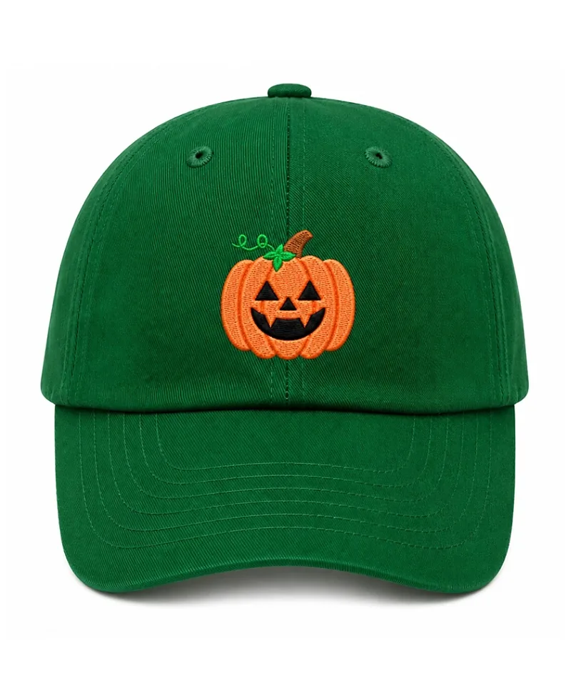 Pumpkin Baseball Hat by Bits & Bows
