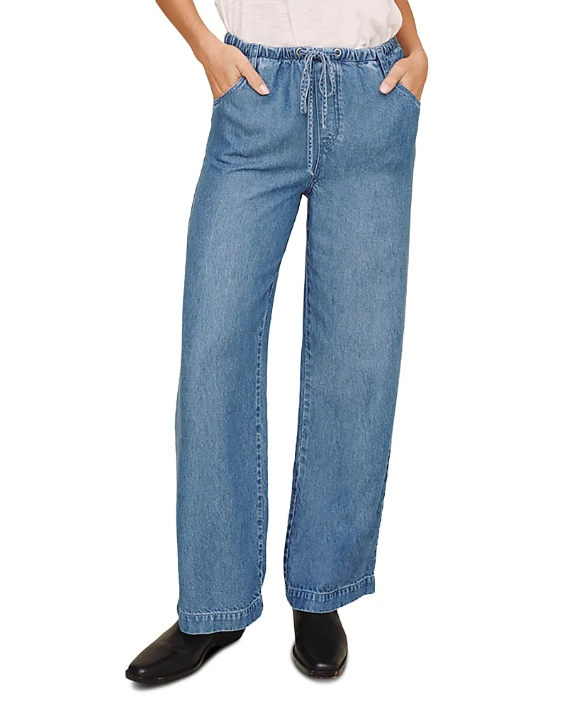 Drawstring High Rise Jeans by Bella Dahl