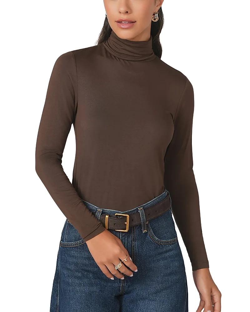 Stretch Knit Turtleneck