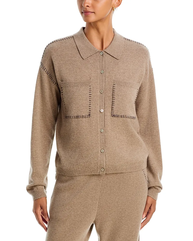 Whipstitch Button Front Shirt by Bella Dahl