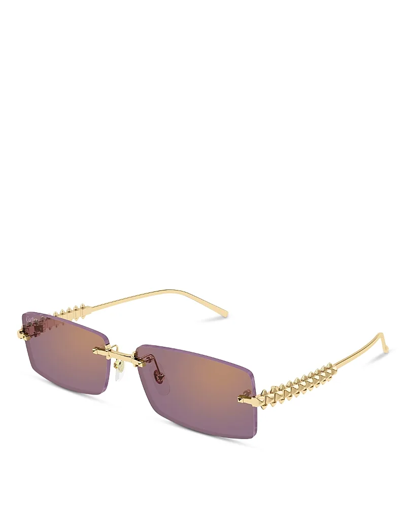 Rectangular Sunglasses, 57mm by Cartier's