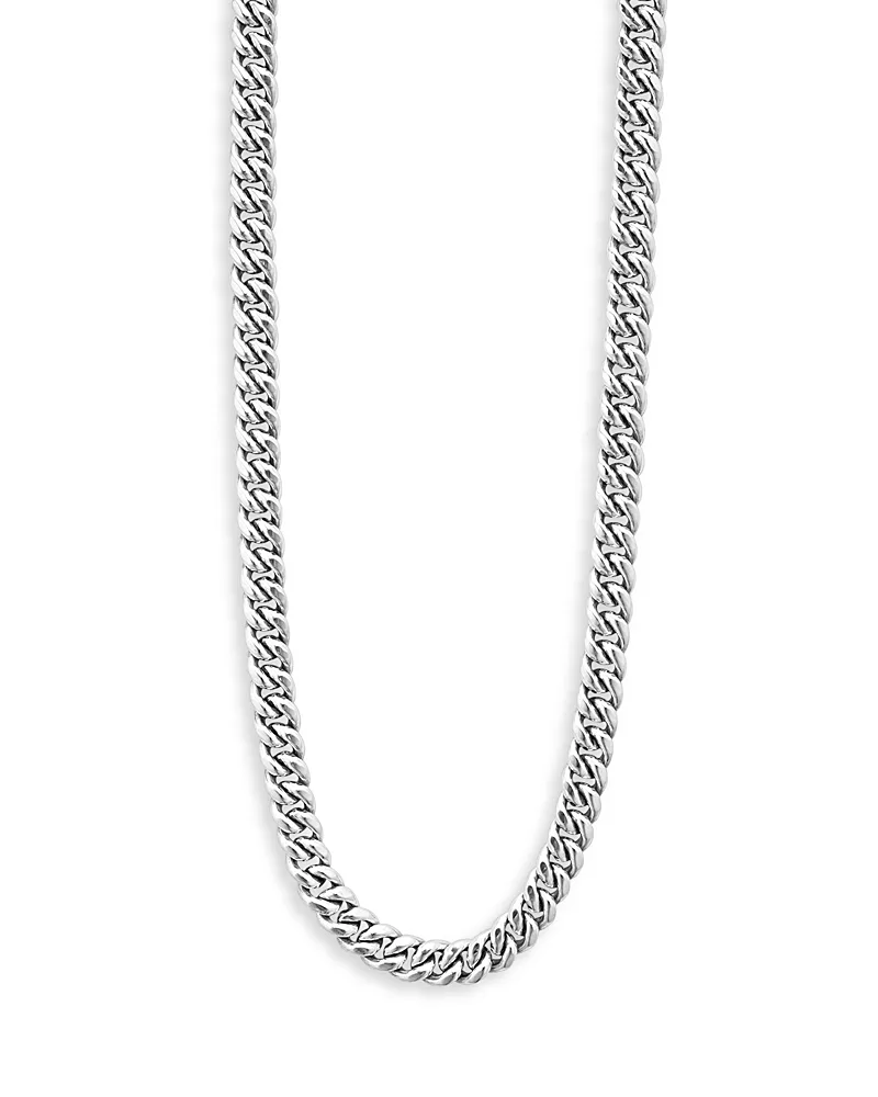 Sterling Silver Anthem Curb Chain Link Necklace, 24 by Lagos