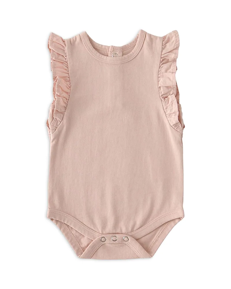 Garment Dye Flutter Bodysuit by Pehr