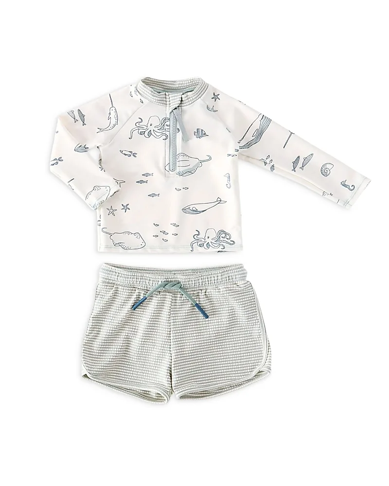 Swim Rash Guard & Shorts by Pehr