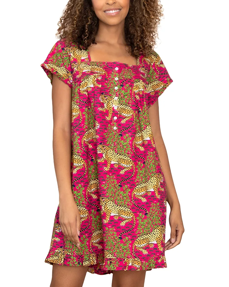 Bagheera Pintuck Cotton Nightgown by Printfresh