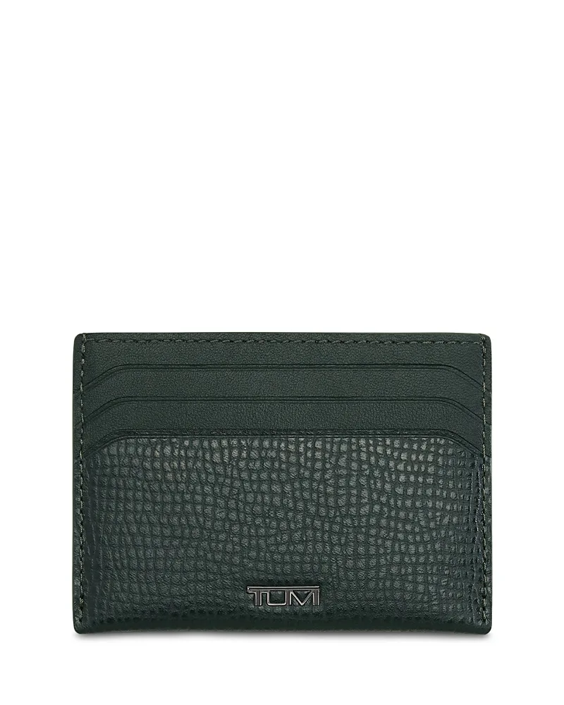 Textured Leather 6 Credit Card Slim Card Case
