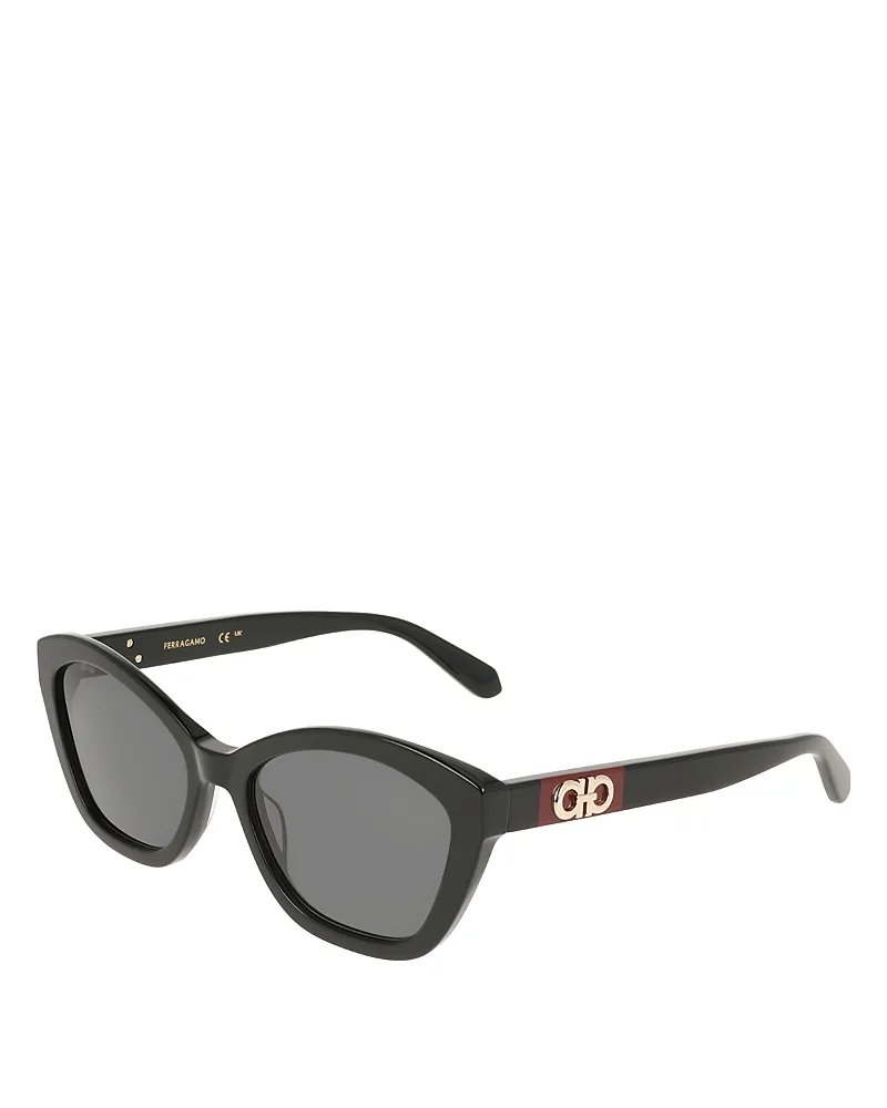 Gancini Charm Cat Eye Sunglasses, 55mm by Ferragamo
