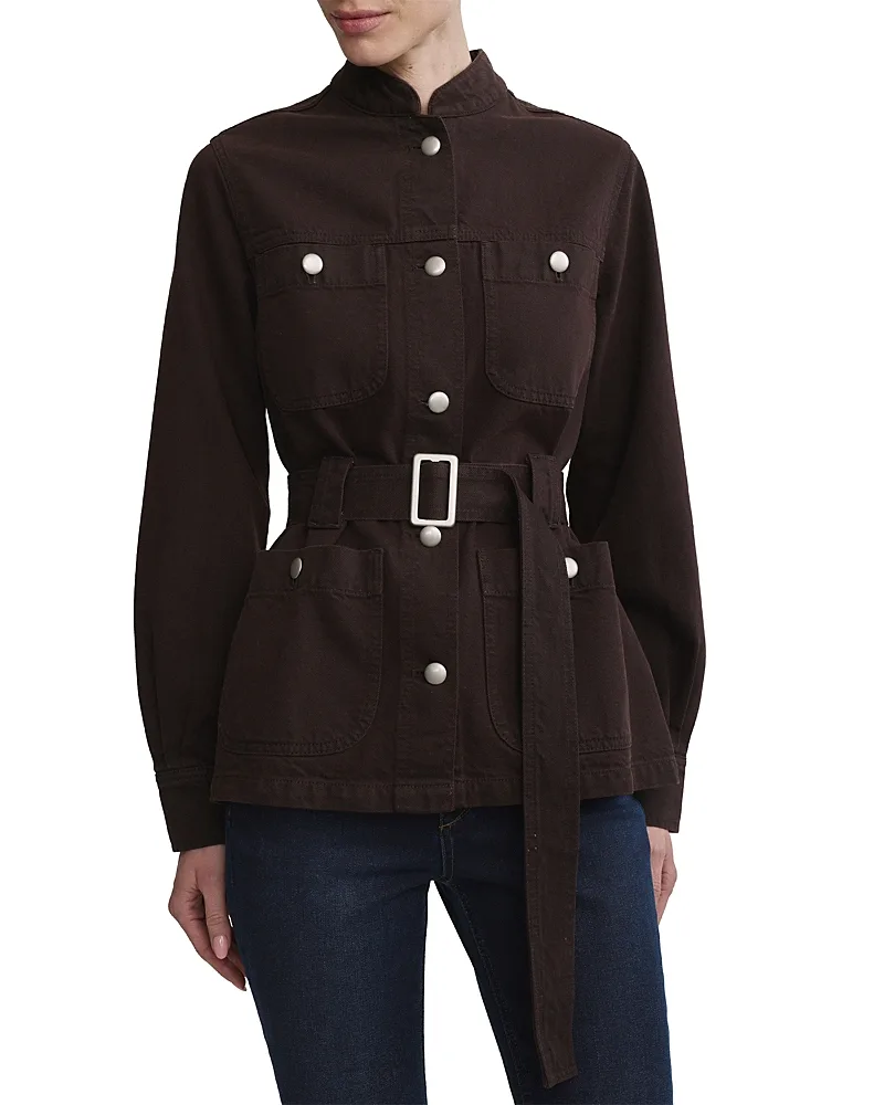 Utility Belted Denim Jacket by DL1961
