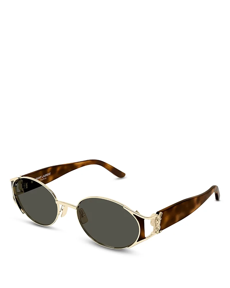 Oval Sunglasses, 55mm by Saint Laurent