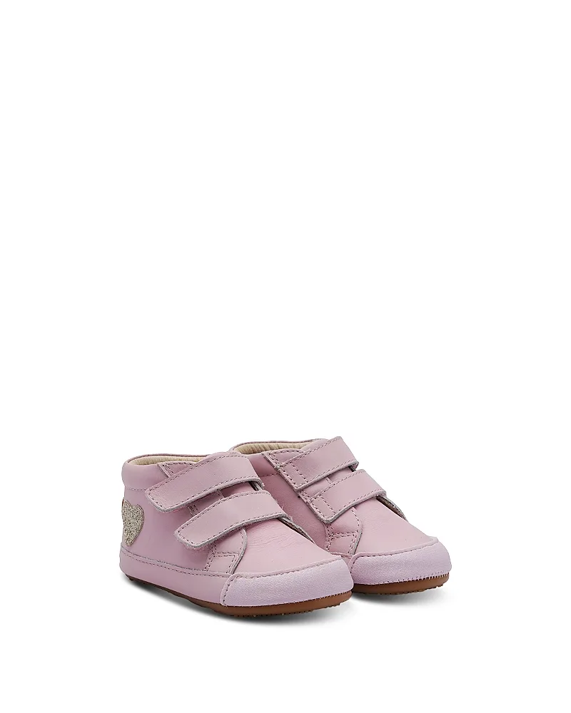 Heartfelt Bub Leather Heart Sneakers by Old Soles