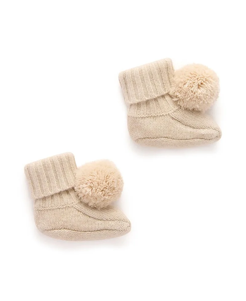Cashmere Booties by Purebaby