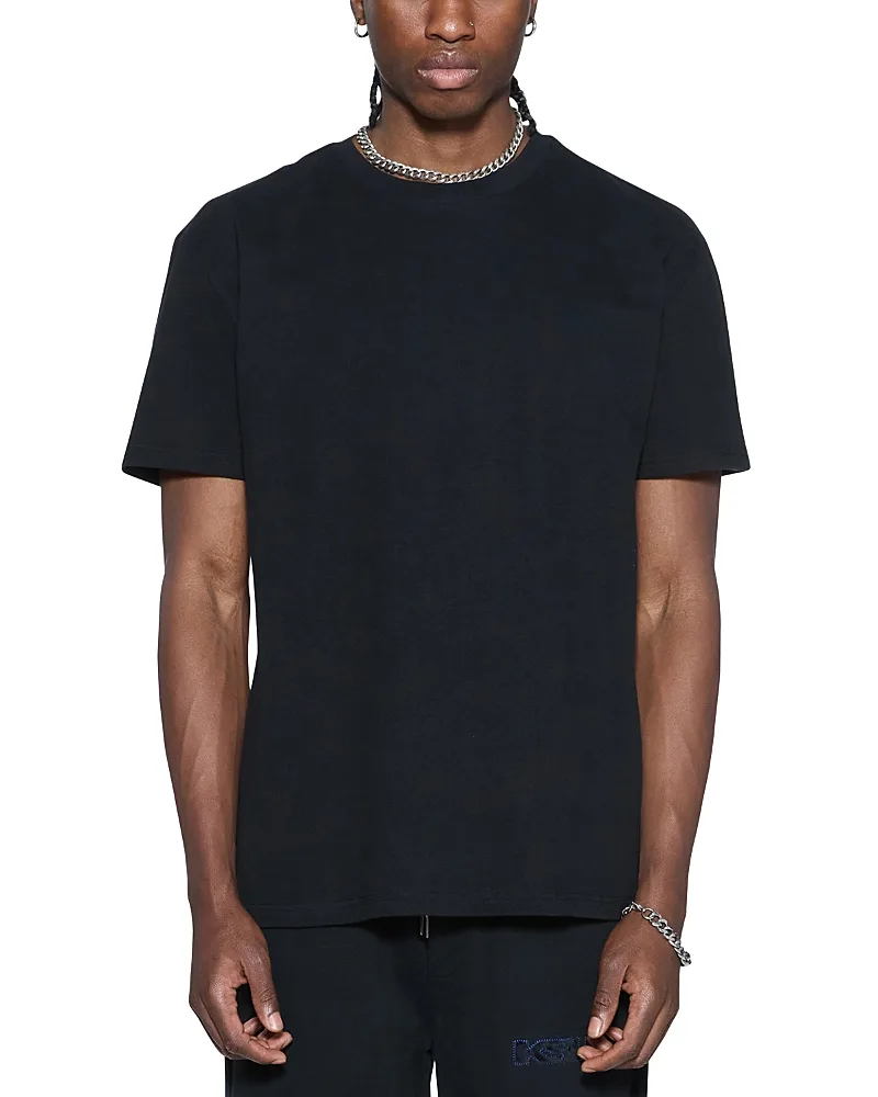 Luxe Biggie Cotton Ringer Crewneck T-Shirt by Ksubi