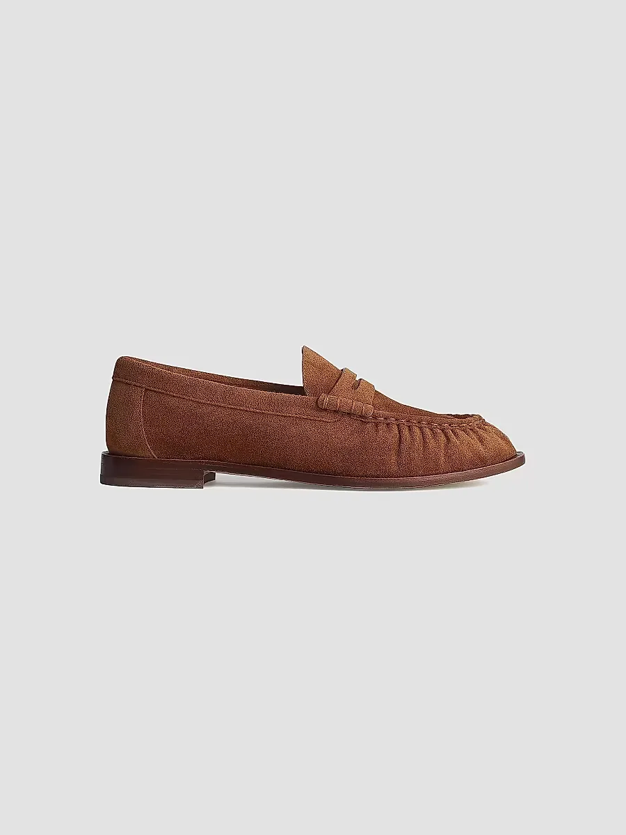 Lexi Suede Penny Loafers