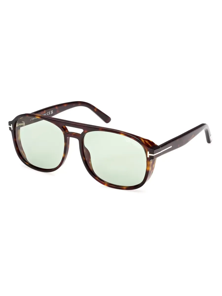 Rosco 58MM Square Sunglasses by Tom Ford