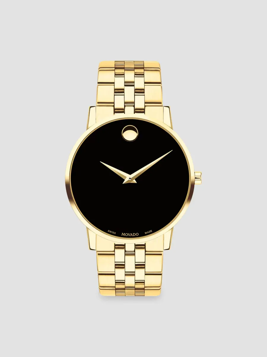 Museum Classic Goldtone Bracelet Watch by Movado
