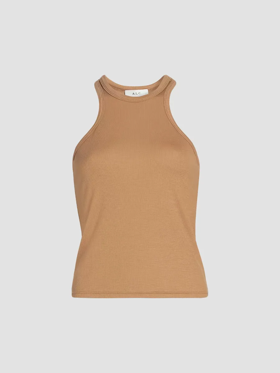 Dean Stretch-Jersey Crewneck Tank Top