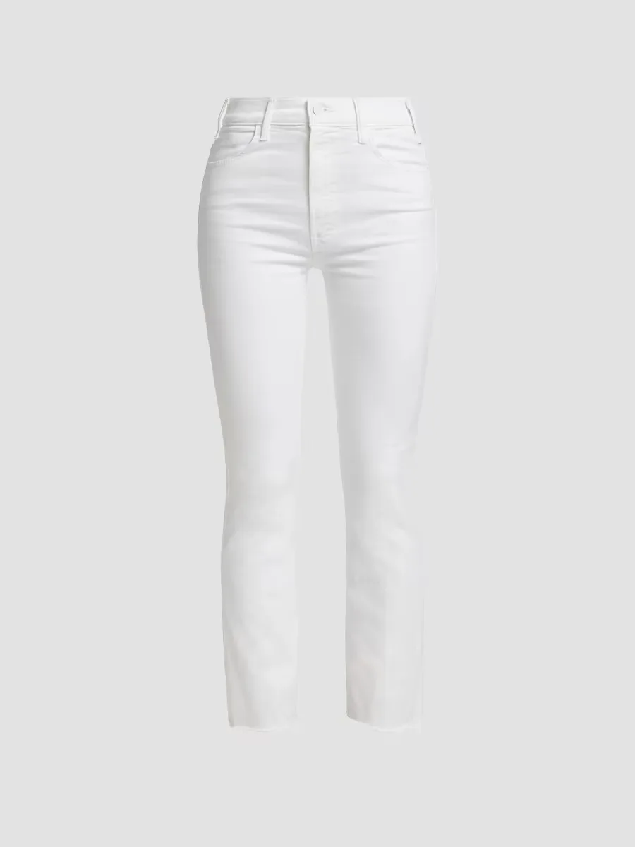 The Hustler Ankle Frayed Jeans by MOTHER