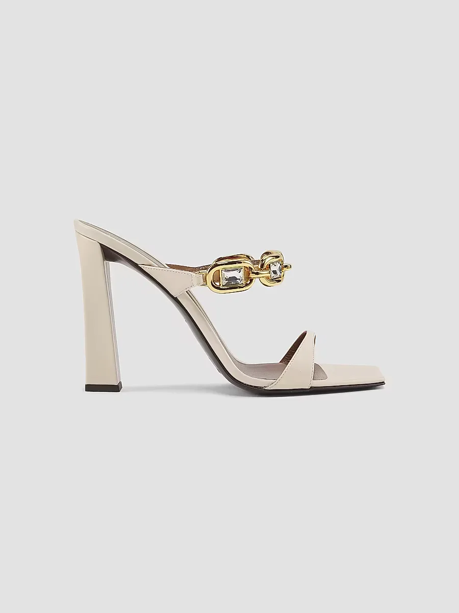 Muse Insomnia 105MM Swarovski-Crystal Leather Sandals