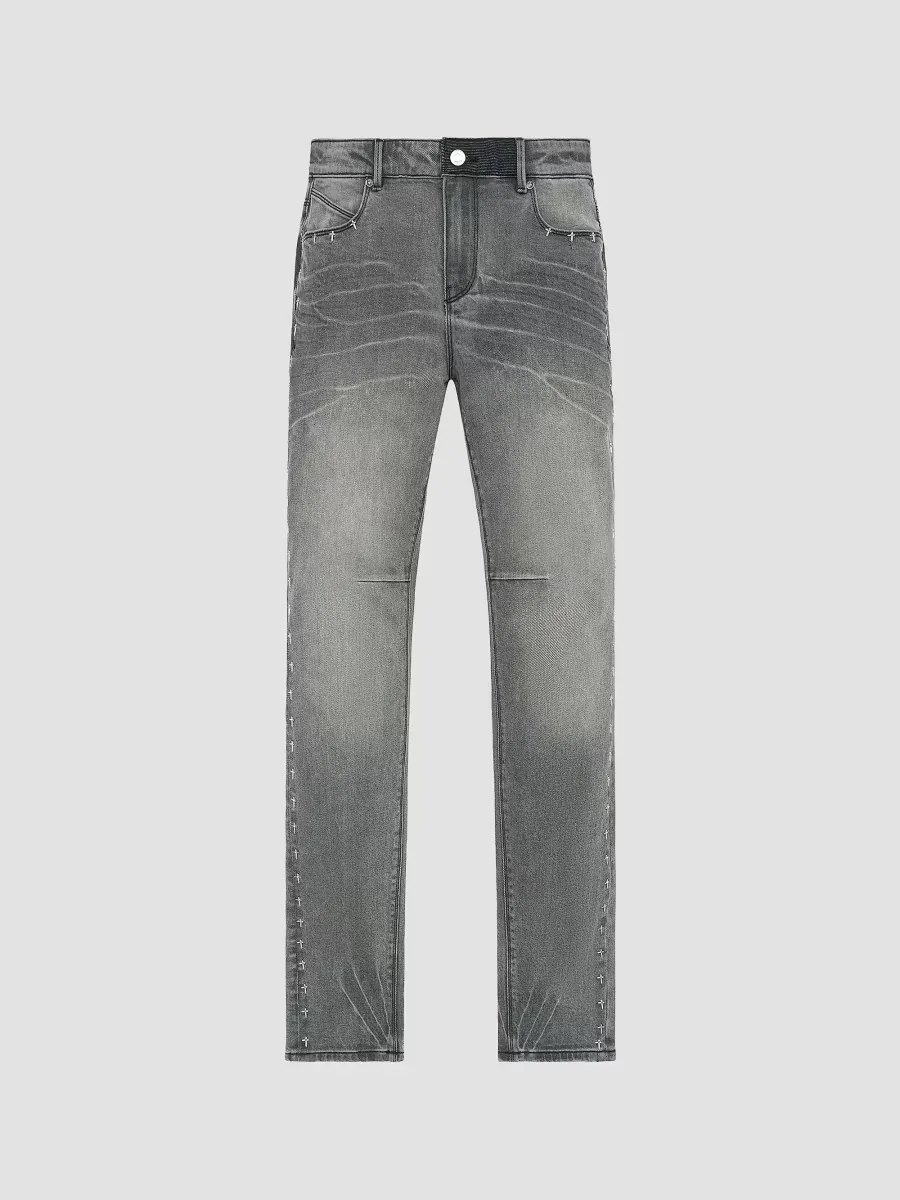 Exodus Bryant Side Cross Skinny Jeans by RTA