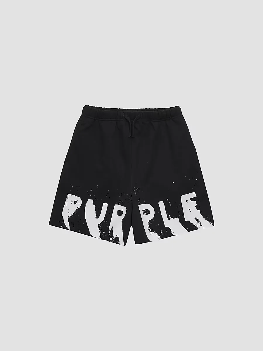 Logo Fleece Shorts by Purple Brand