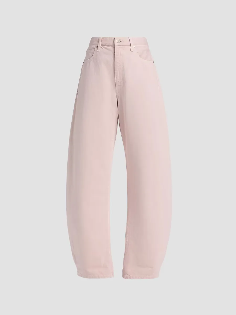 The Bubble Cotton Barrel-Leg Jeans by FRAME