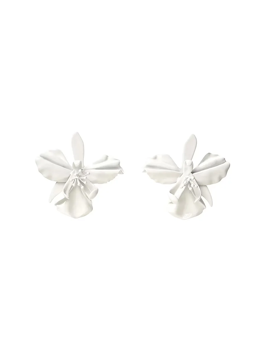 Mila Enamel & Goldtone Stud Earrings by Cult Gaia