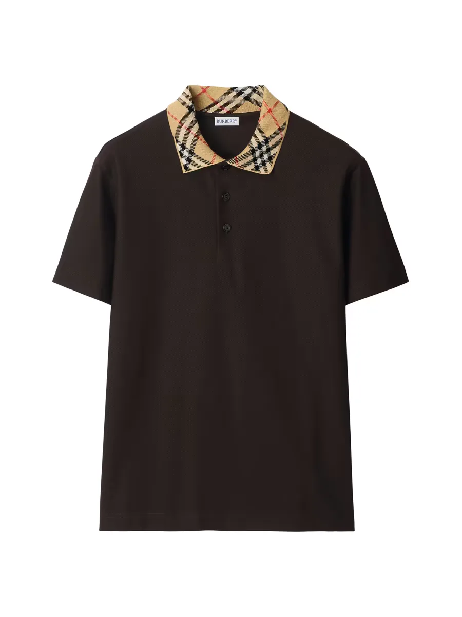 Evan Check Collar Polo Shirt