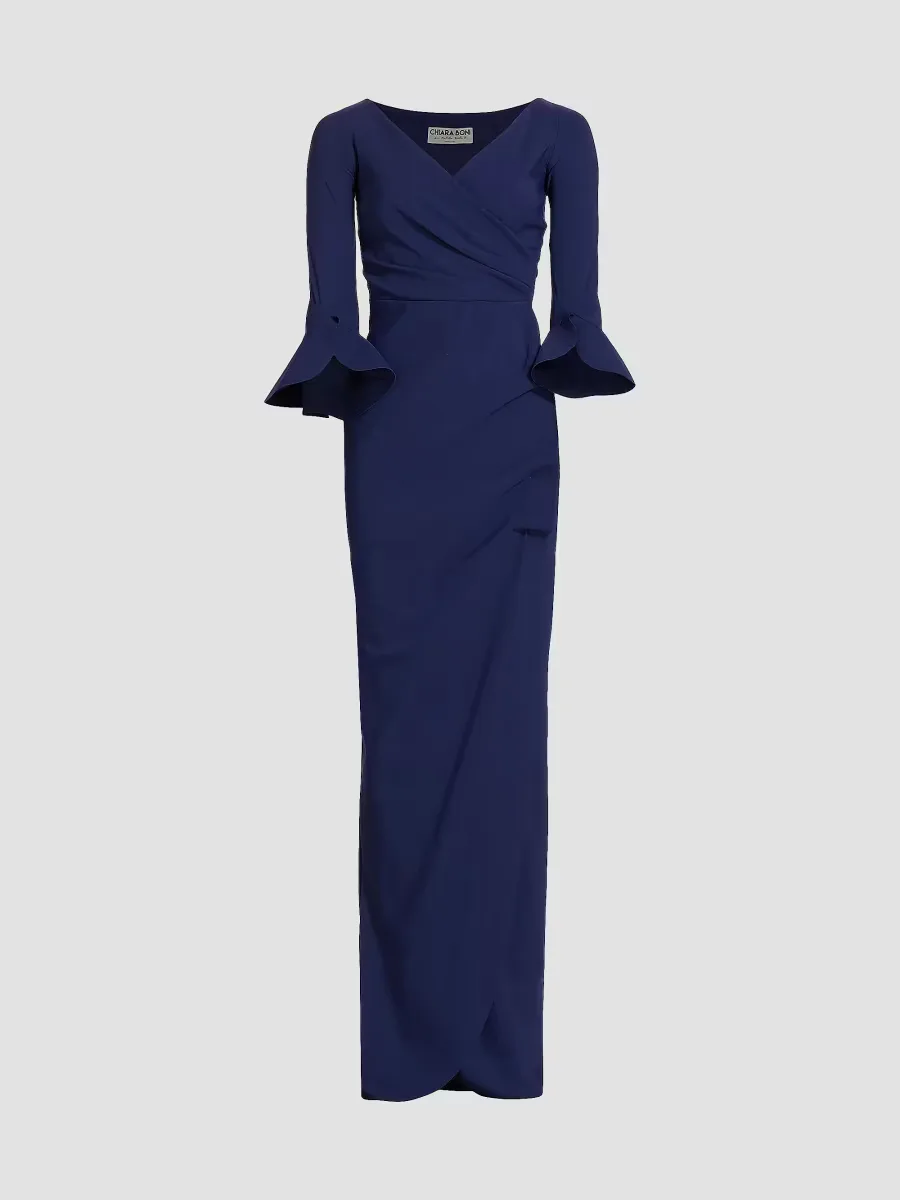 Zalfa Ruched Gown by Chiara Boni La Petite Robe