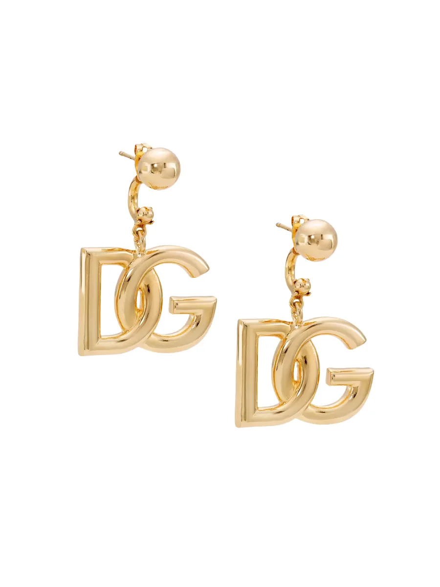 Goldtone Monogram Ear Jackets by Dolce & Gabbana