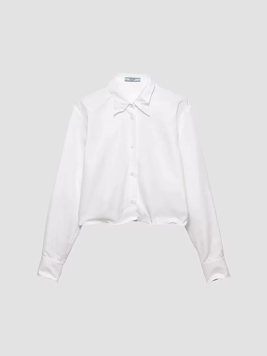 Shapeable Cotton Shirt by Prada