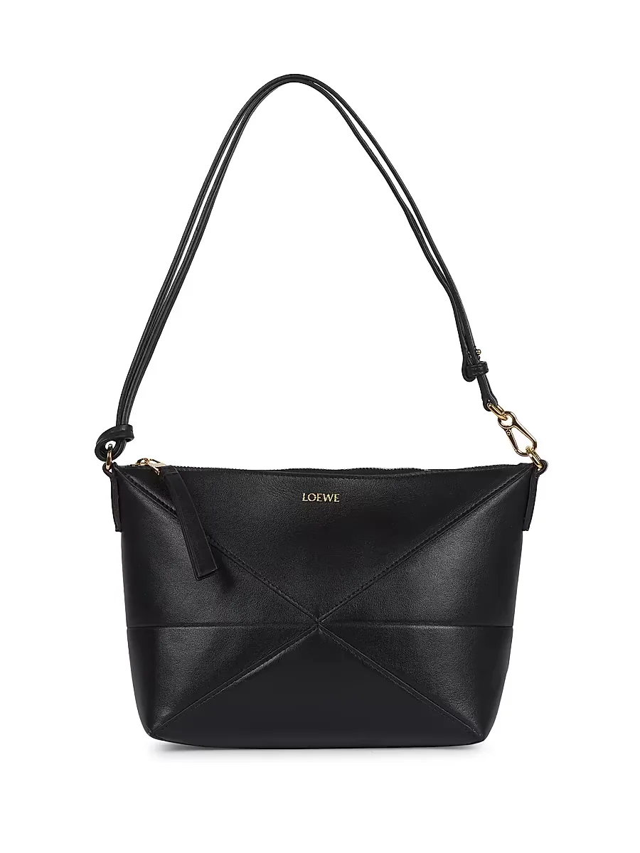 Puzzle Fold Leather Shoulder Bag by LOEWE