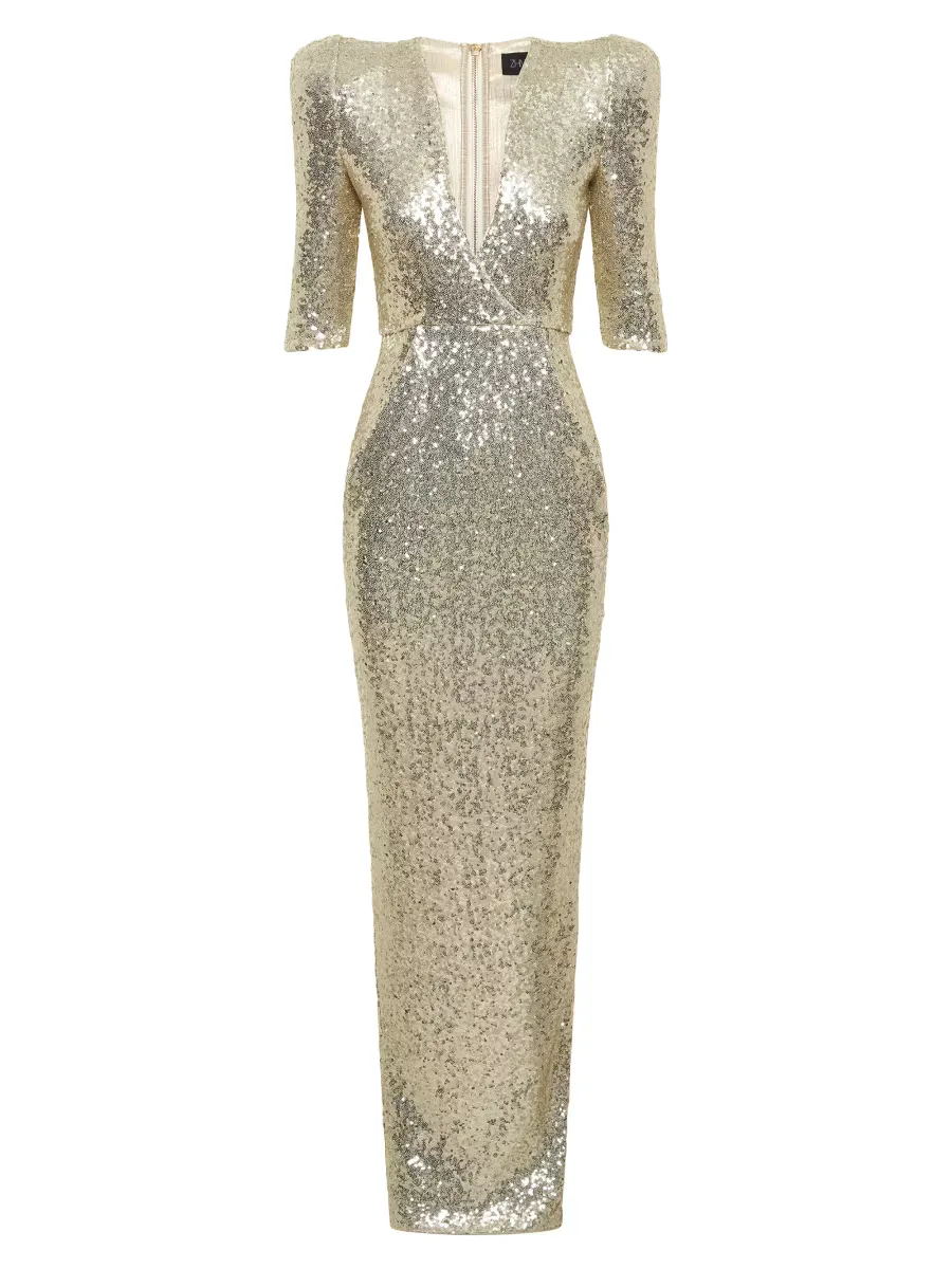 Look at Me Sequin Gown by Zhivago