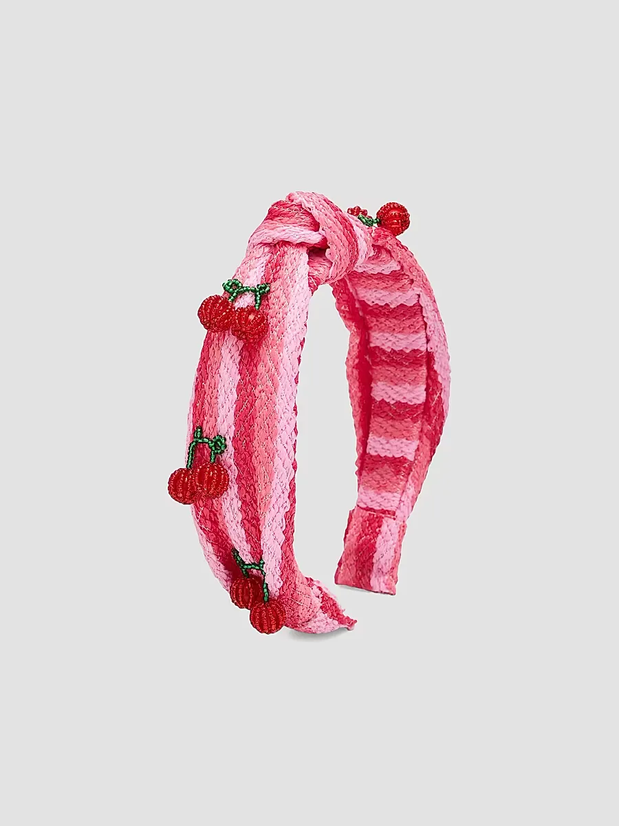 Cherry Raffia Headband by Bari Lynn