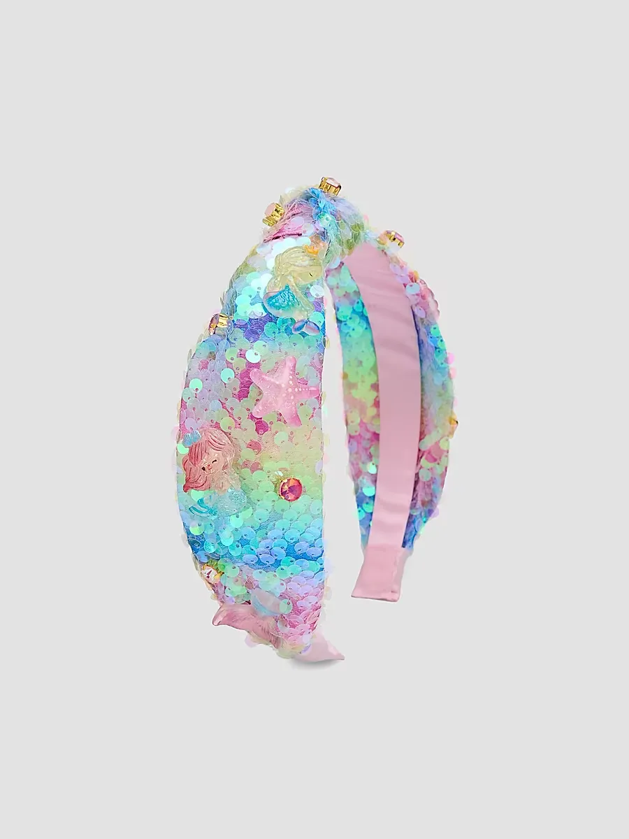 Mermaid Sequined Headband by Bari Lynn