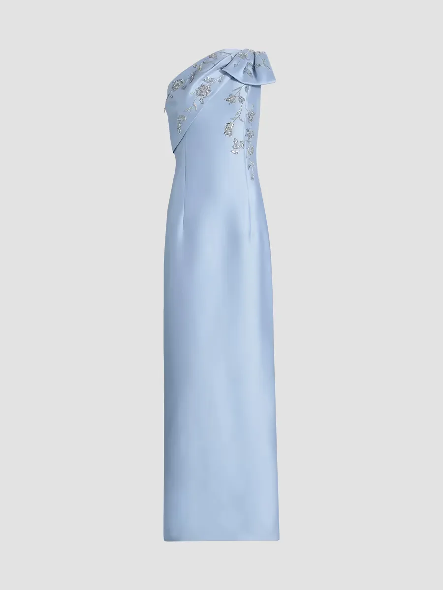 Olivia Embellished One-Shoulder Gown by SACHIN BABI