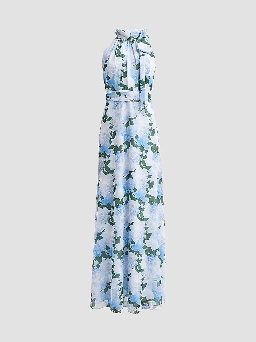 Diana Chiffon Floral Gown