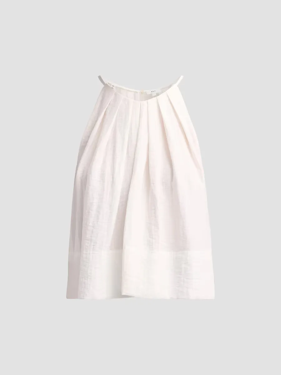 Caroline Pleated Halter Top by A.L.C.