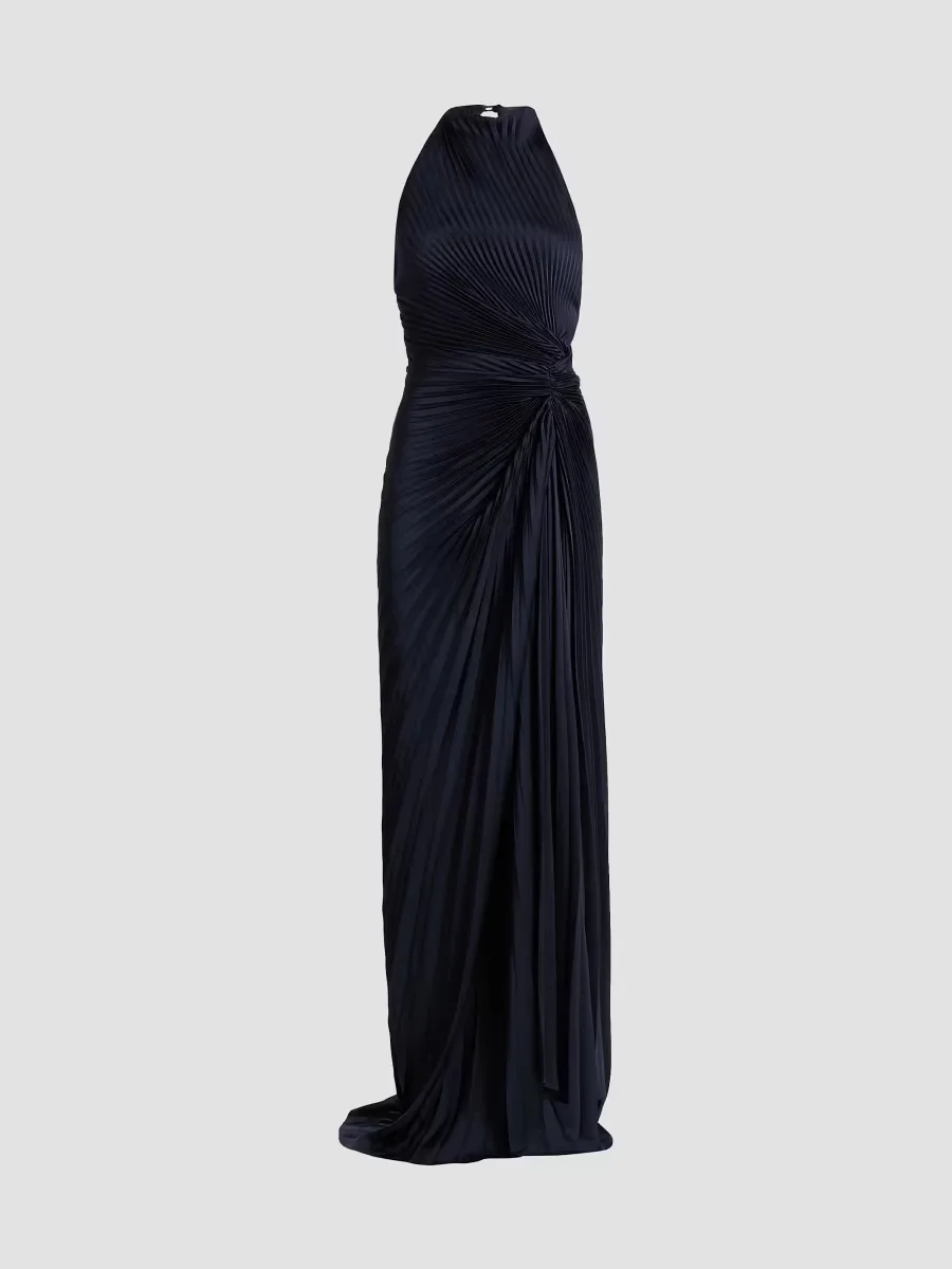 Romy Pleated Satin Gown by A.L.C.