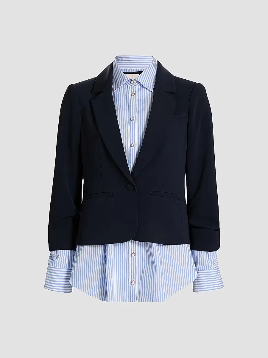Aron Layered Blazer by Cinq  Sept