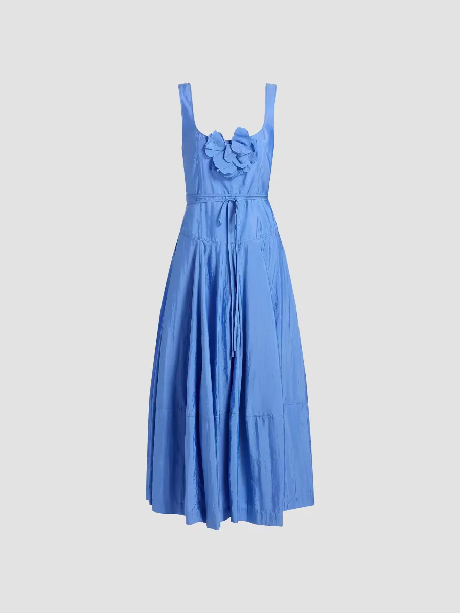 Joisian Flower Midi-Dress by Cinq  Sept