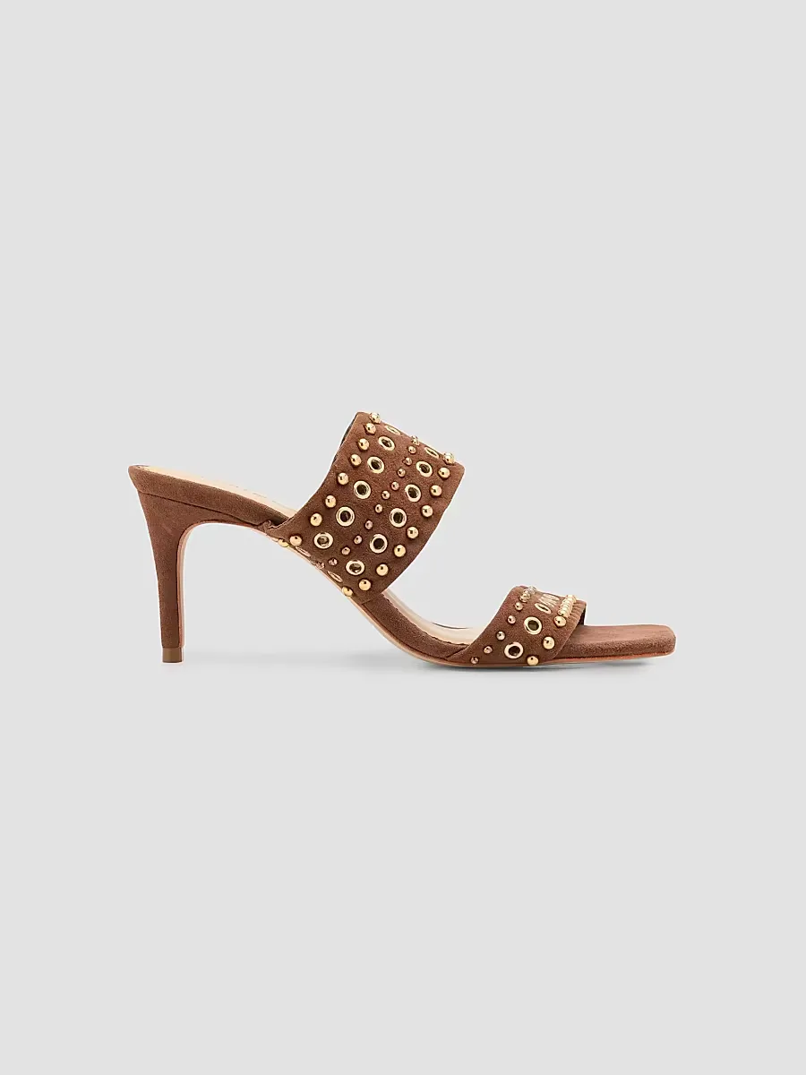 Sutton 70MM Mixed Hardware Sandals by Cinq  Sept