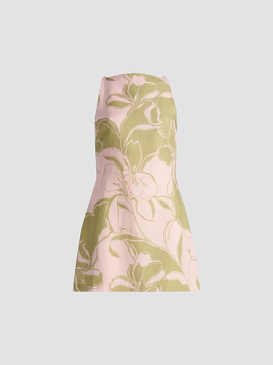 Ellu Floral A-Line Minidress by Misa