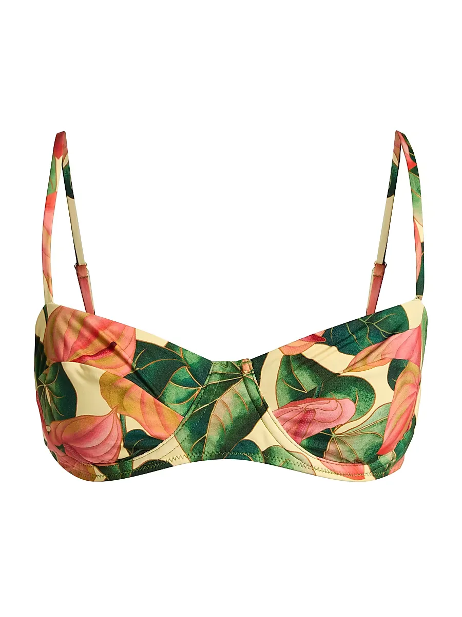 Anturium Underwire Bikini Top by FARM Rio
