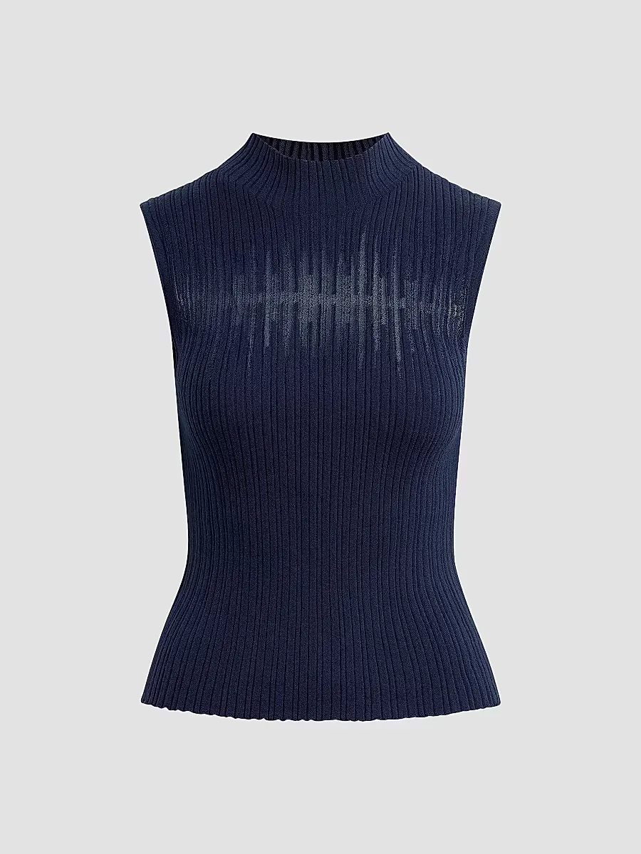 Mock Turtleneck Sweater Tank by Hudson Jeans