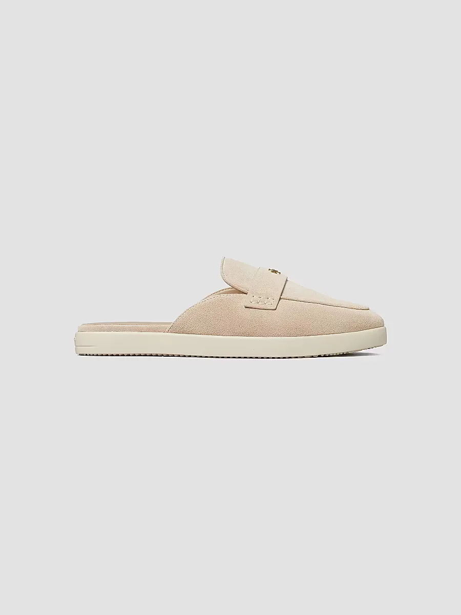 Almond Toe Suede Ballet Sport Mules by Tory Burch