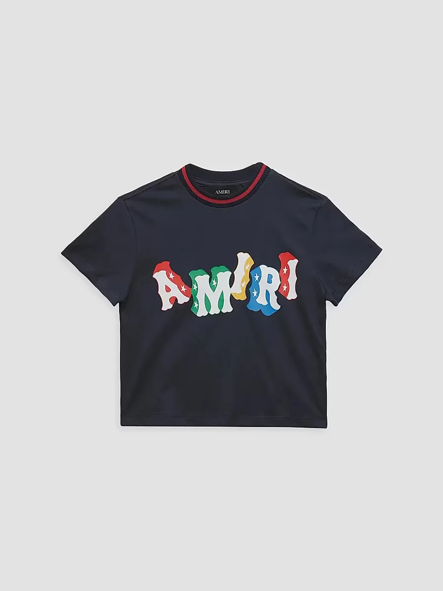 Logo Graphic Cotton T-Shirt by AMIRI