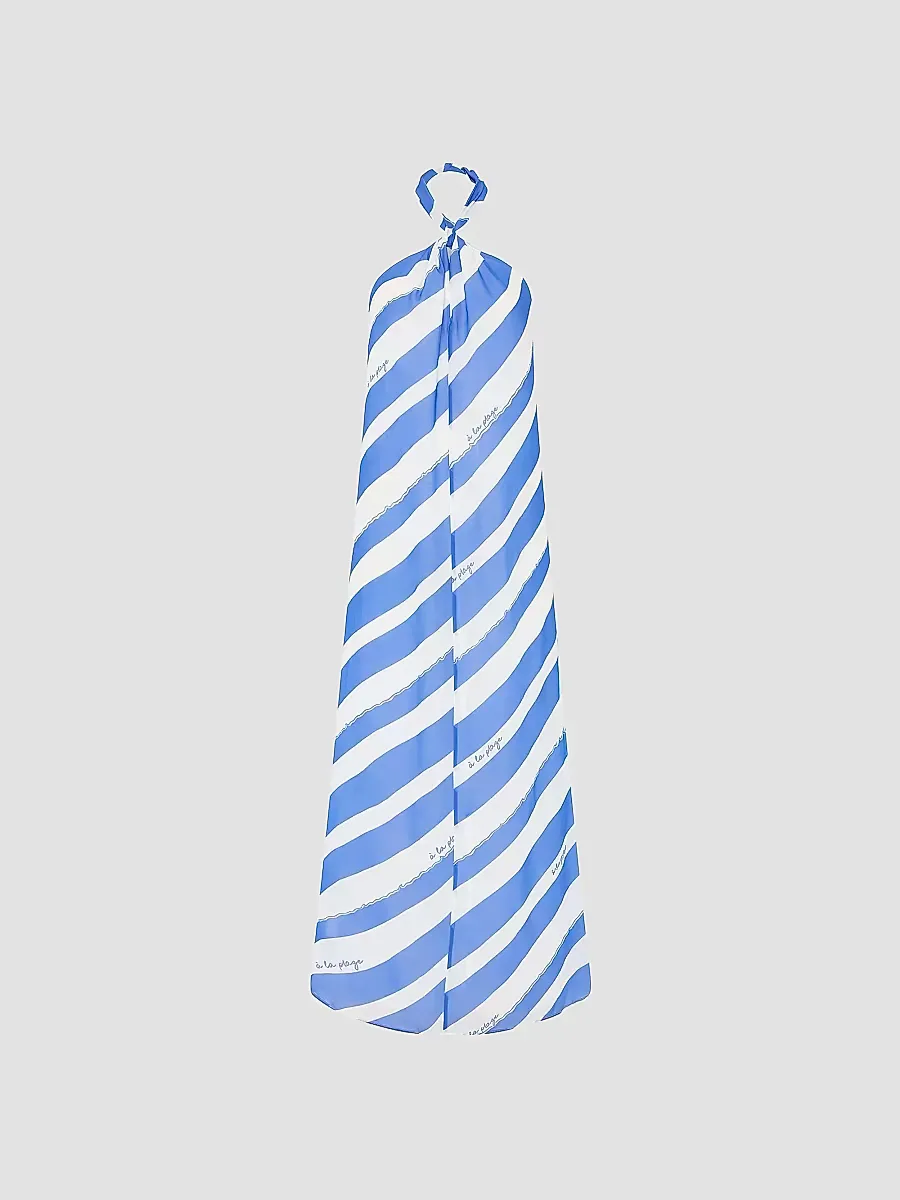 Ava Striped Maxi Dress by Milly