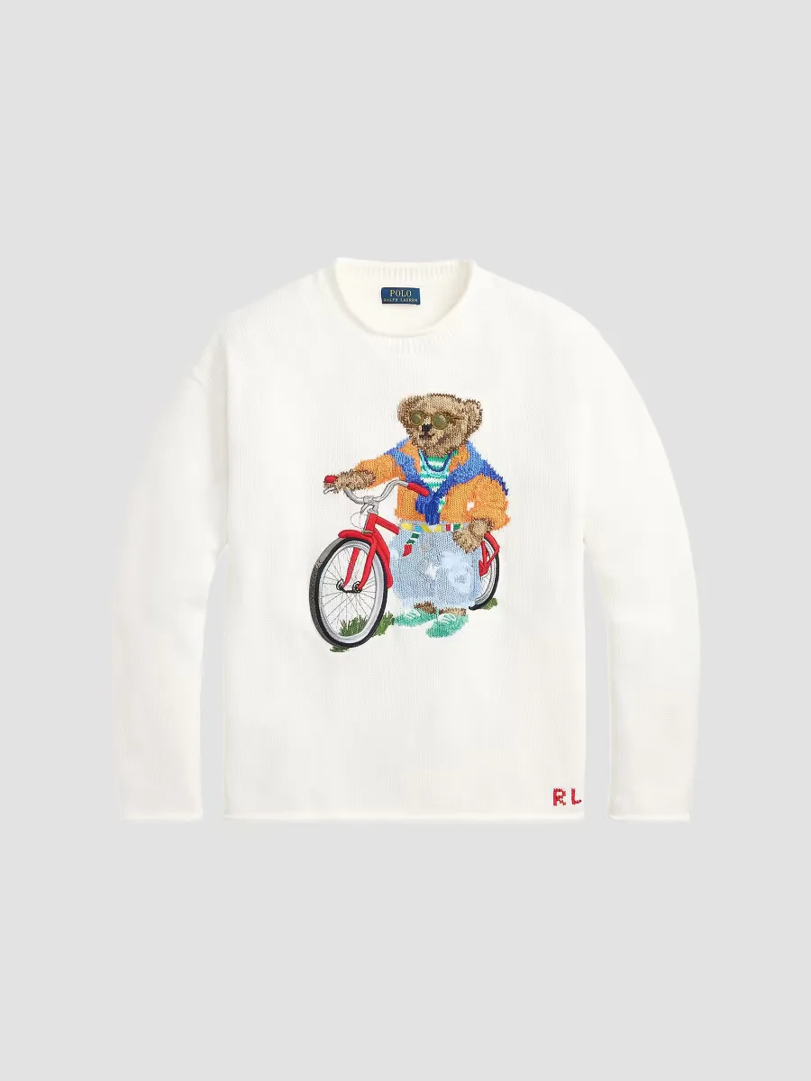 Polo Bear Cotton Sweater by Polo Ralph Lauren